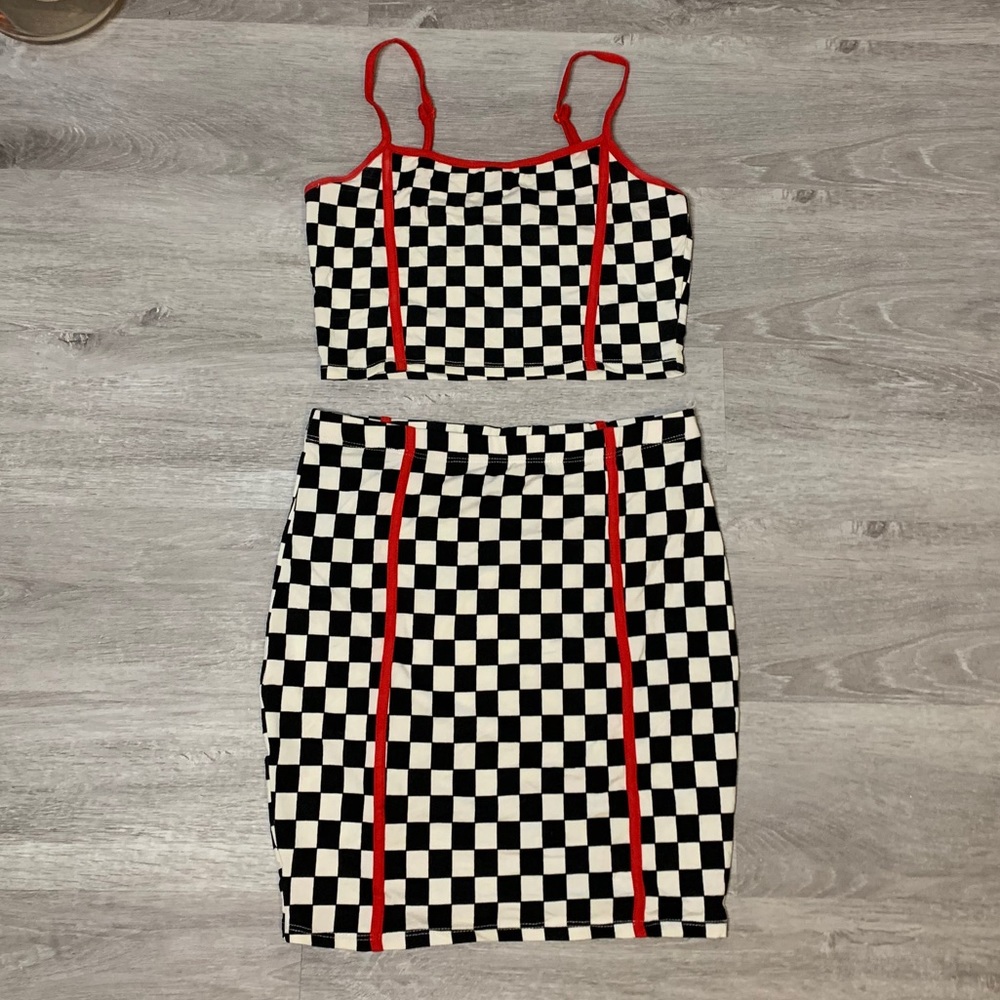 Two piece Checkerboard Set